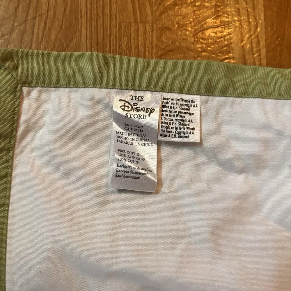Disney Store Winnie the Pooh Piglet Radish Embroidered Baby Blanket Napkin